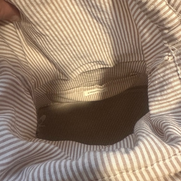 Anthropologie Brown Woven Tote - Picture 3 of 4